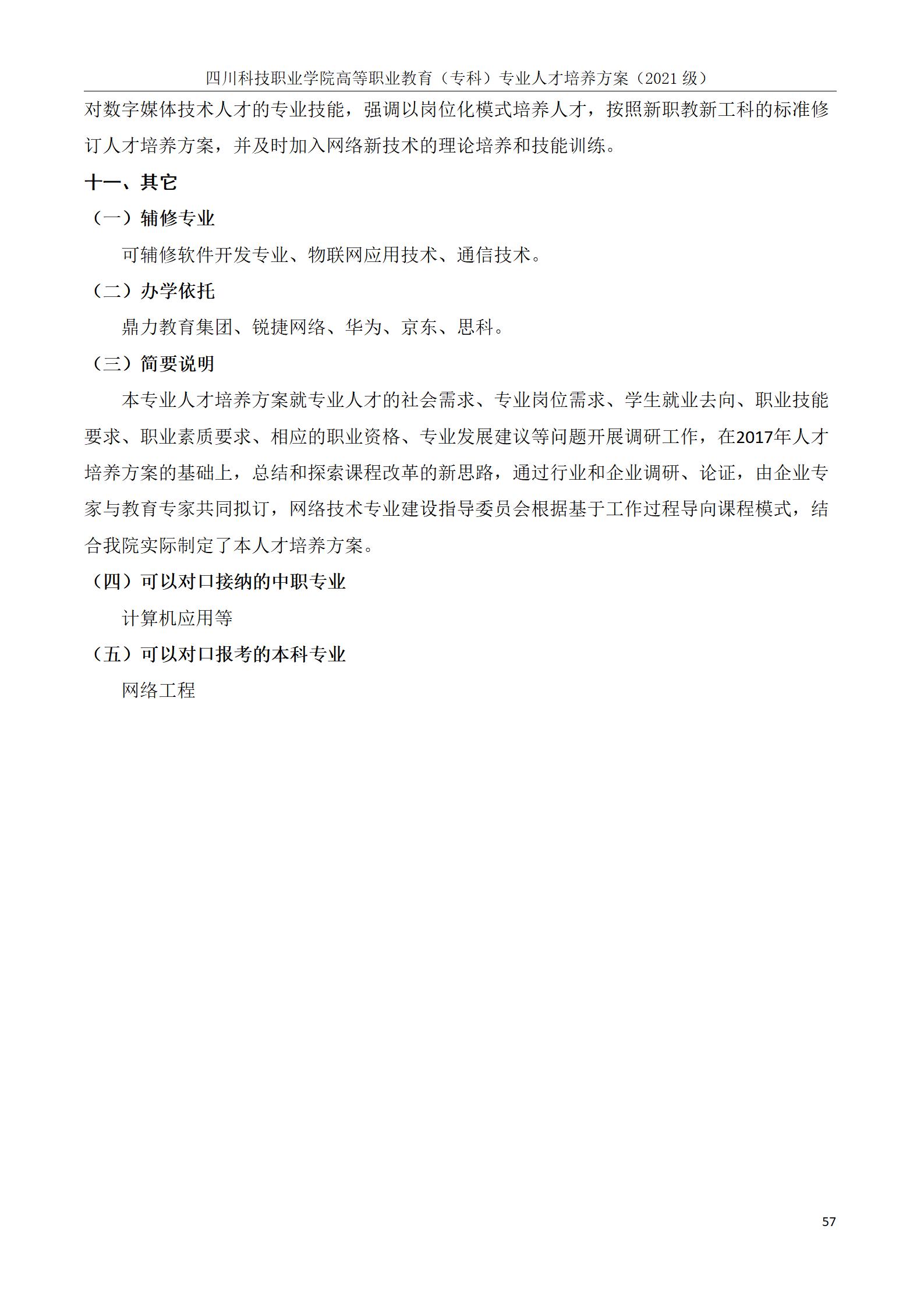 互联网学院 2021级人才培养方案(图57)