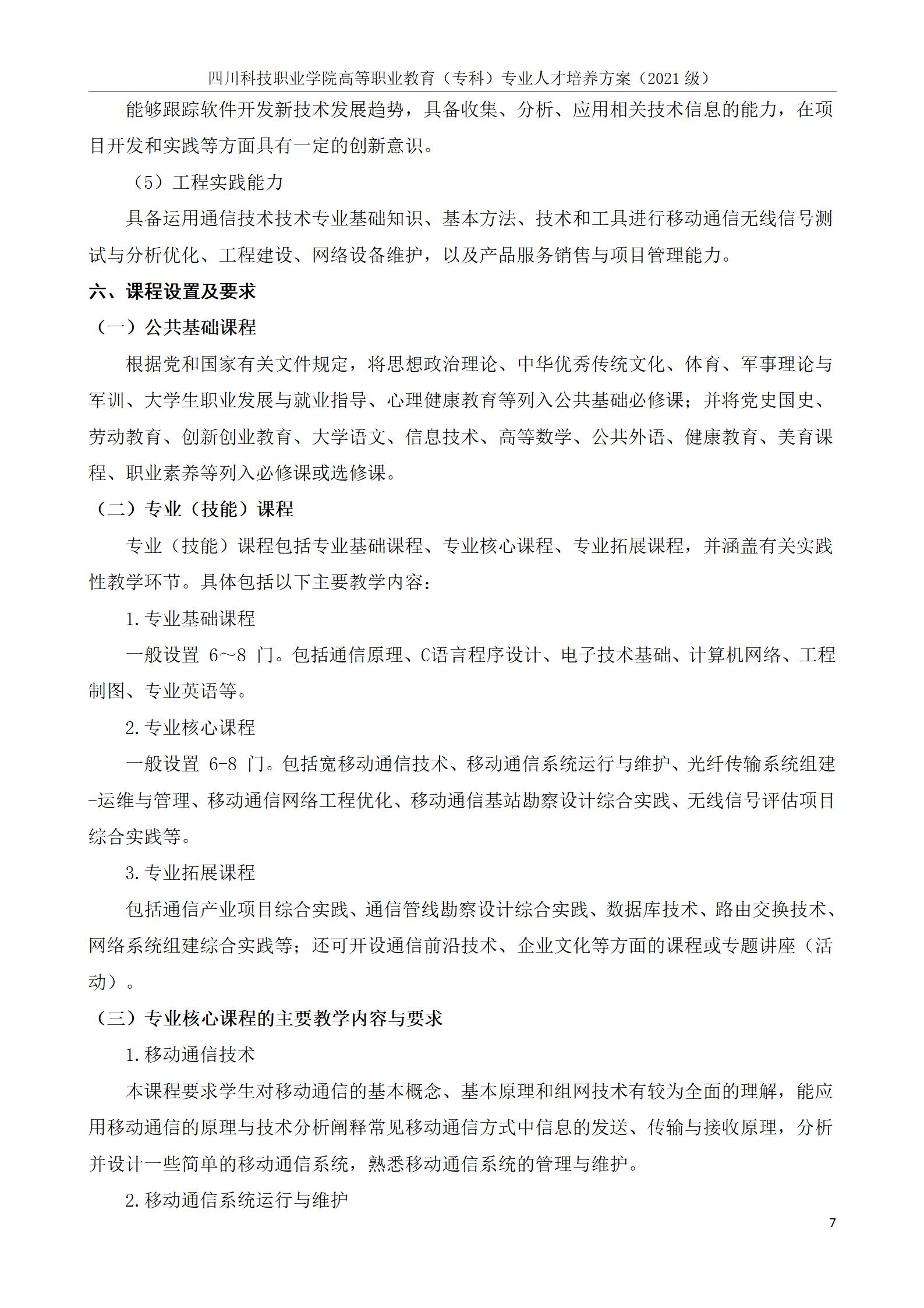 互联网学院 2021级人才培养方案(图7)