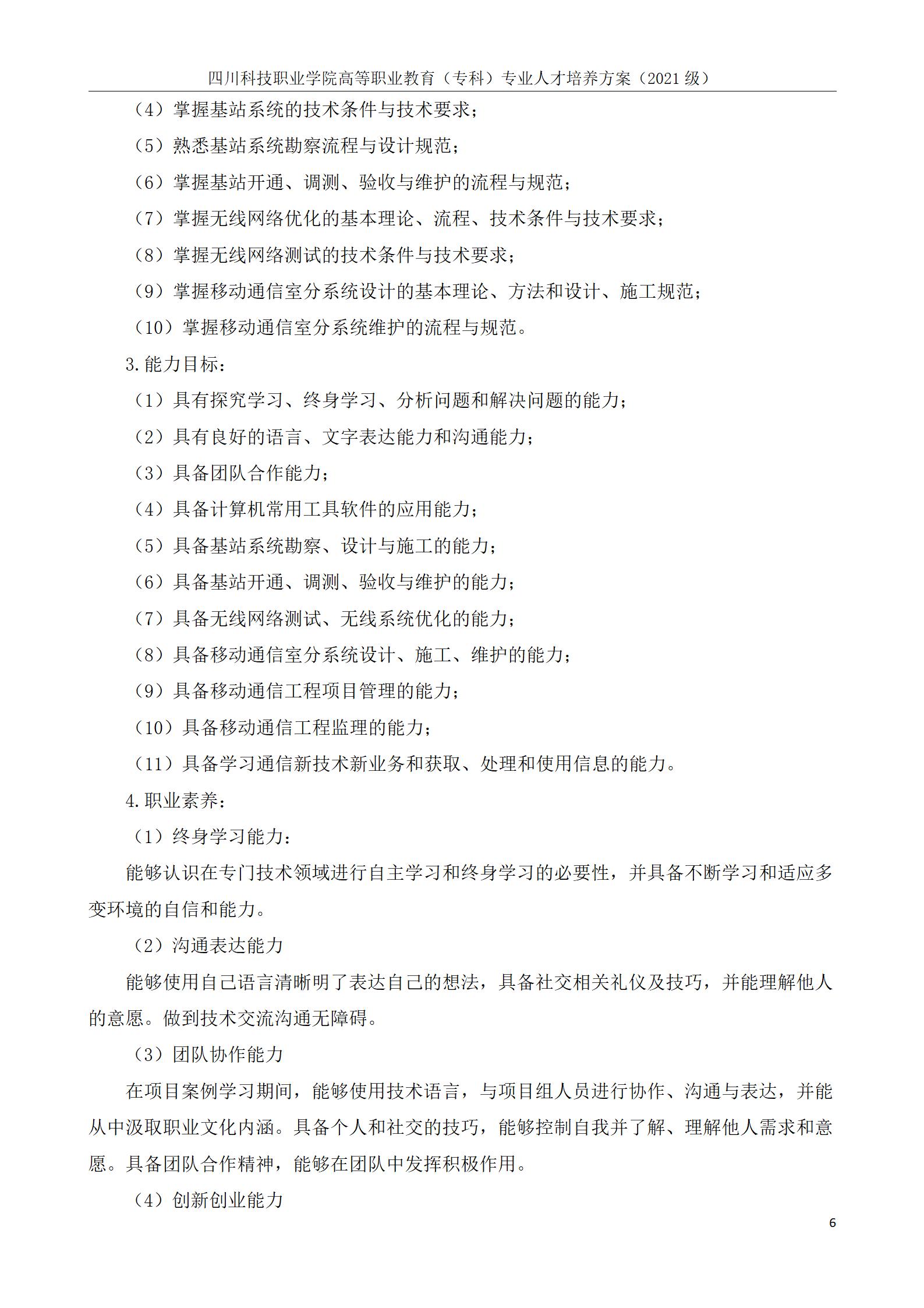 互联网学院 2021级人才培养方案(图6)