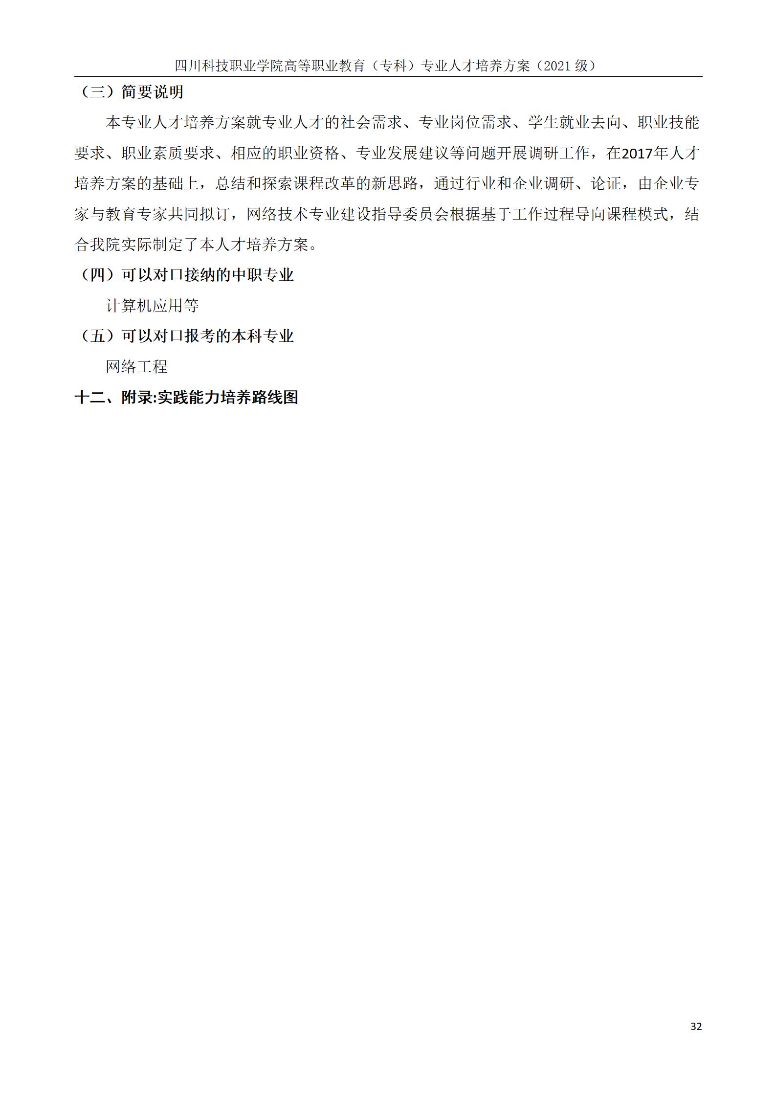 互联网学院 2021级人才培养方案(图32)